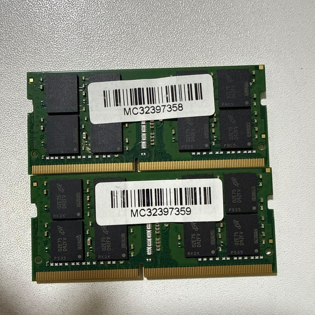 F*a様 メモリDDR4 Kingston 64GB 2666mhz ( 32G