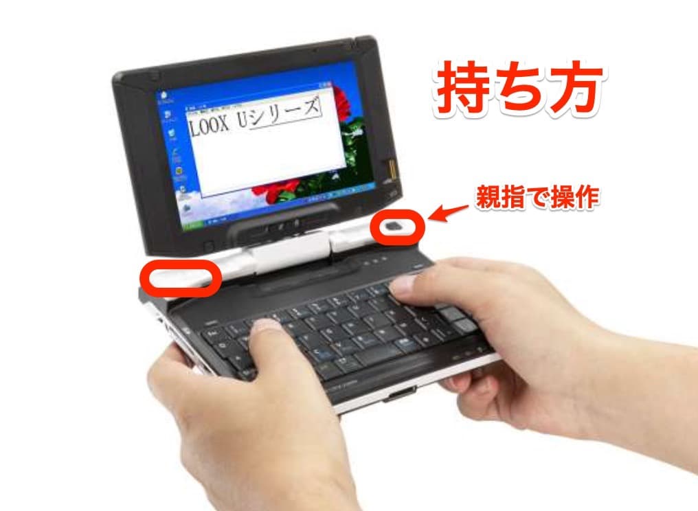 富士通 UMPC LOOX BIBLO U50 X N SSD Win