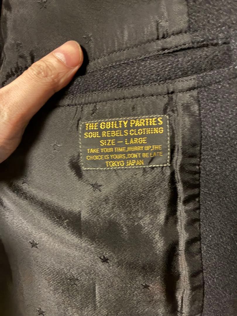 ワコマリア　ウールスポーツジャケット　カーコート　12aw