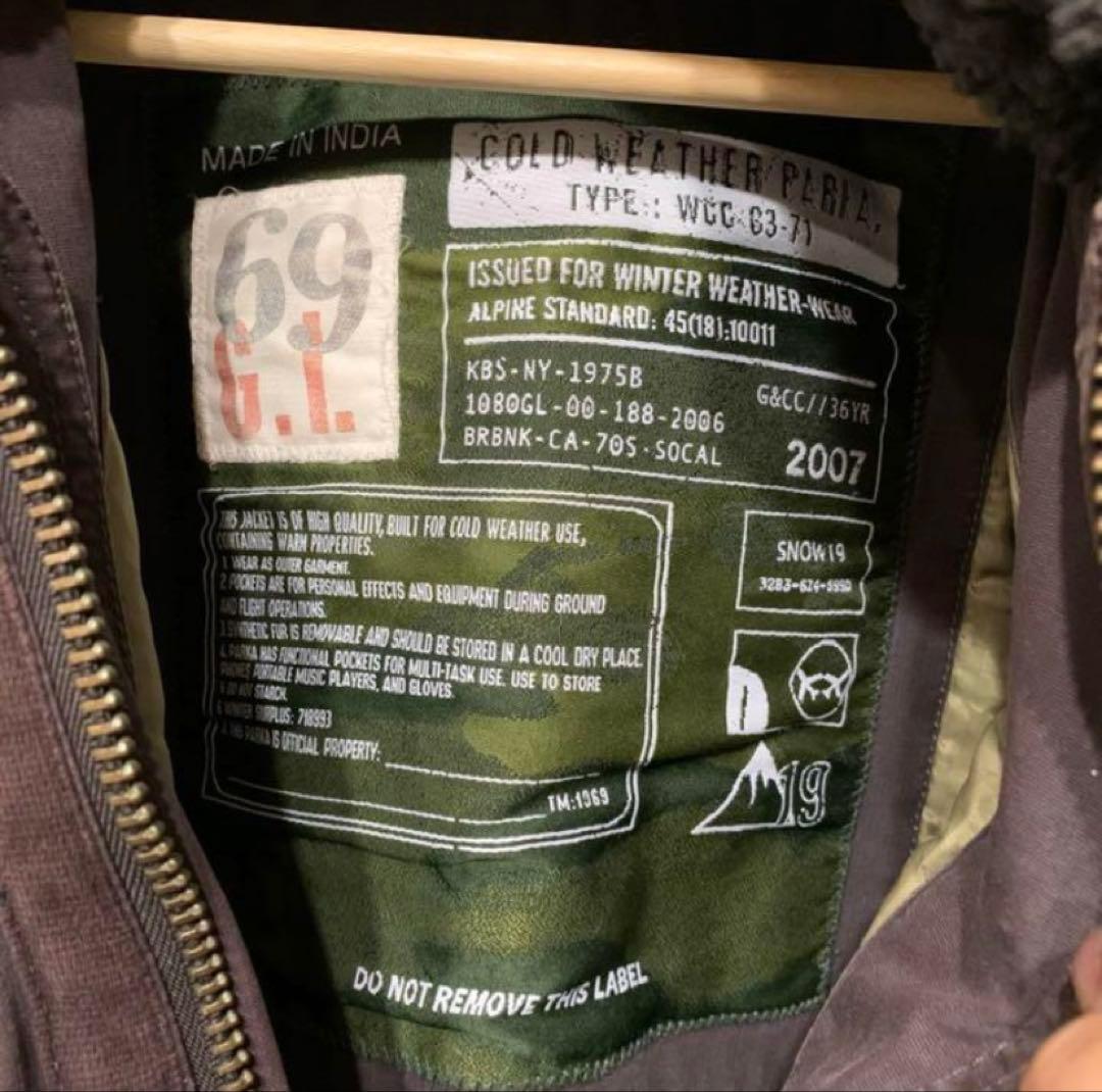 古着 ギャップ モッズコート ミリタリー gap