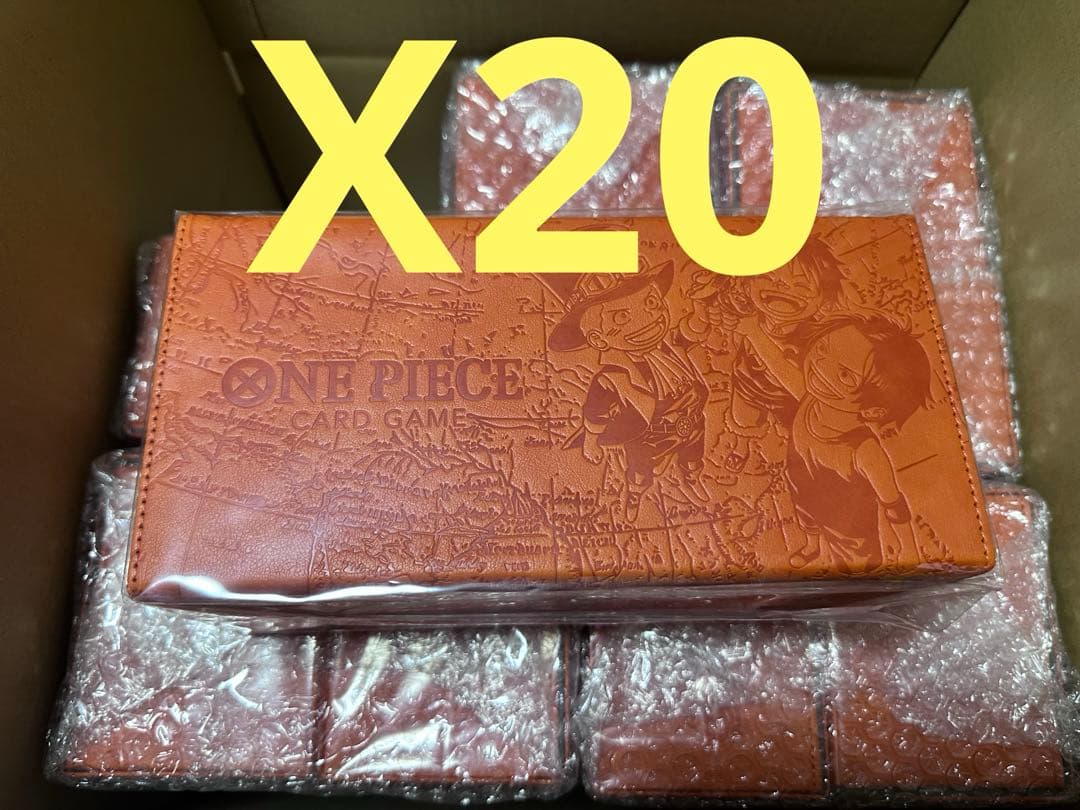 ワンピースカード　3rd ANNIVERSARY レザー　ストレージボックス
