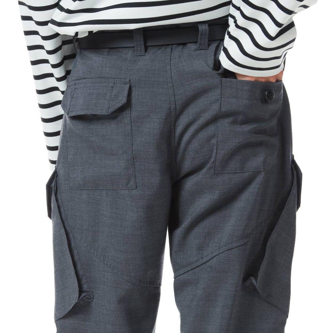 SOPHNETソフネット　ノーカラージャケット　カーゴパンツ セットアップ L