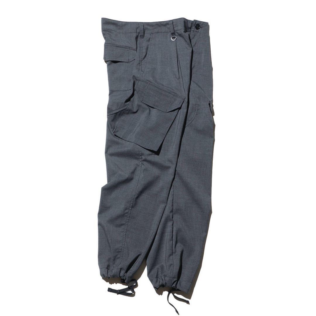 SOPHNETソフネット　ノーカラージャケット　カーゴパンツ セットアップ L