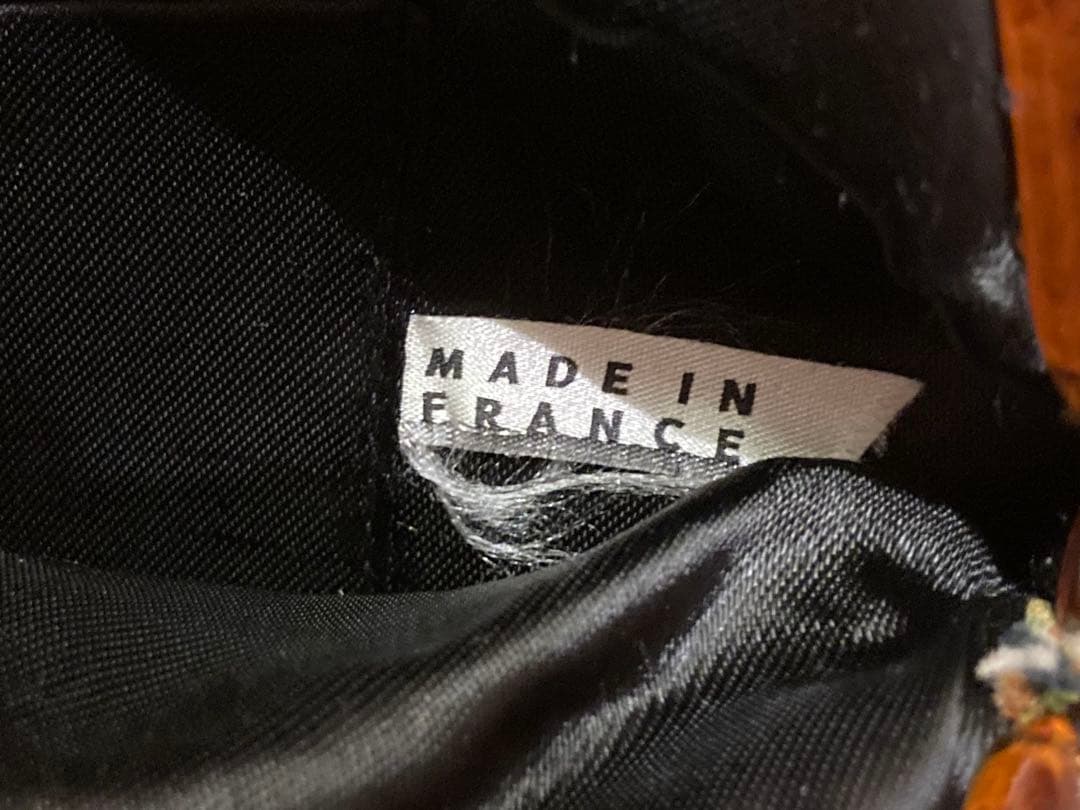 ヴィンテージ プチポワン 刺繍 フランス製 アンティーク ハンドバッグ