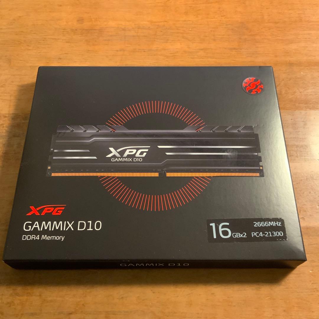 DDR4 メモリ 32GB (16GBx2) 2666MHz