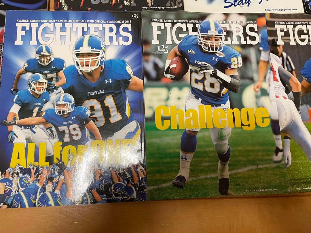関西学院大学ファイターズ　イヤーブック11冊　2006〜2016