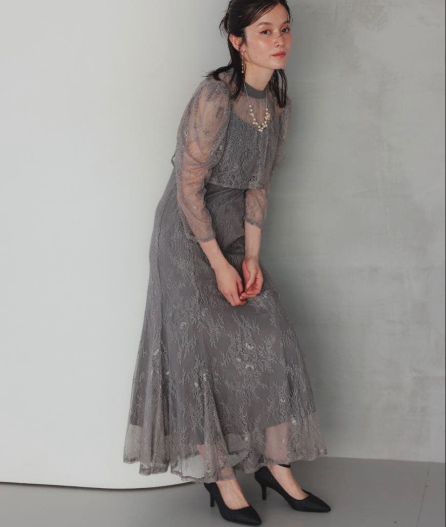 【Dorry Doll】ボレロレイヤーレースドレス成人式同窓会二次会