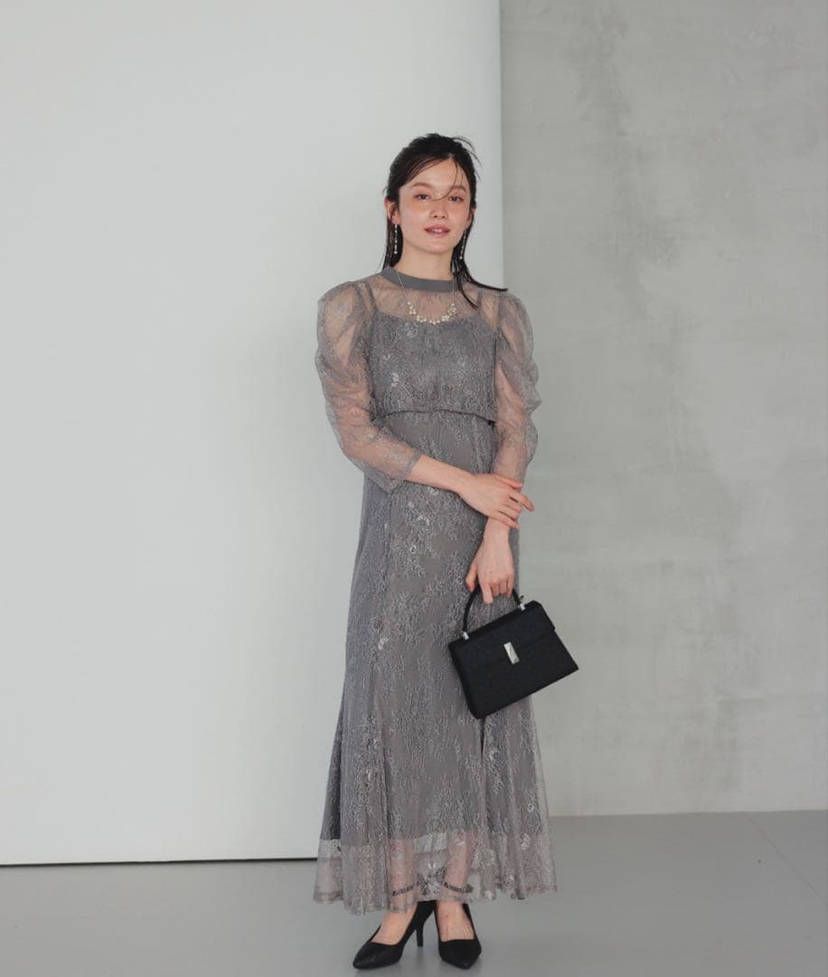 【Dorry Doll】ボレロレイヤーレースドレス成人式同窓会二次会