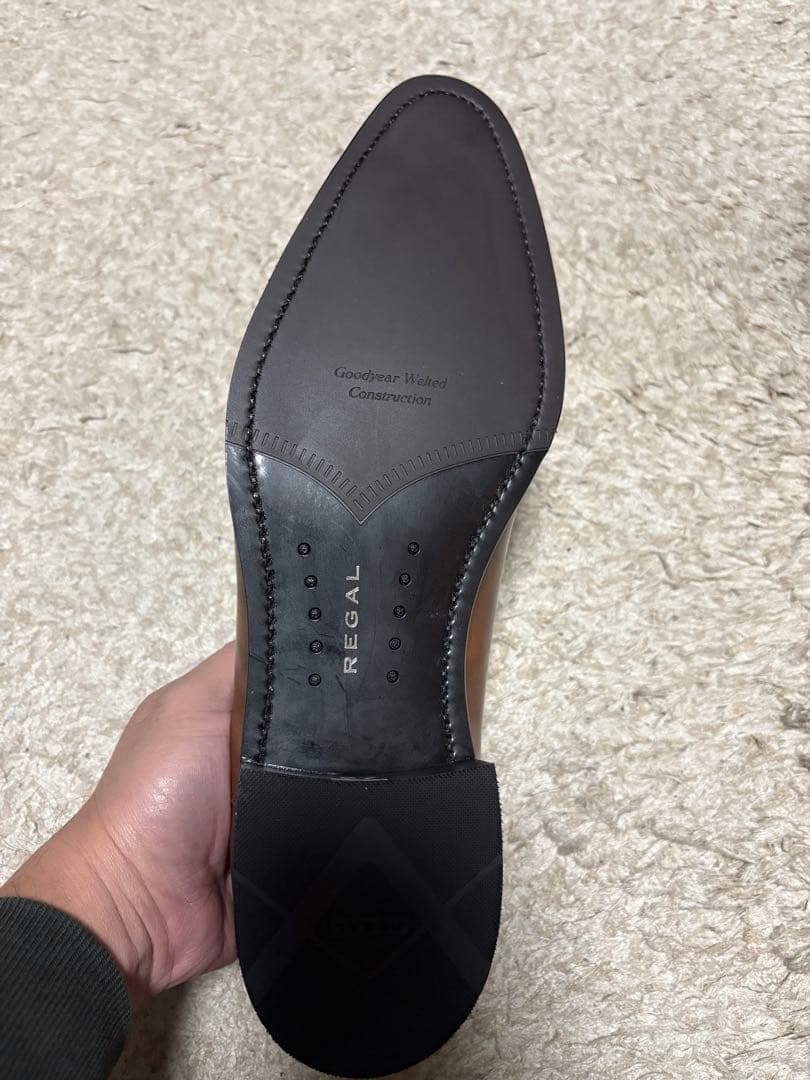 REGAL ストレートチップ ドレスシューズ　ブラウン 315RBG