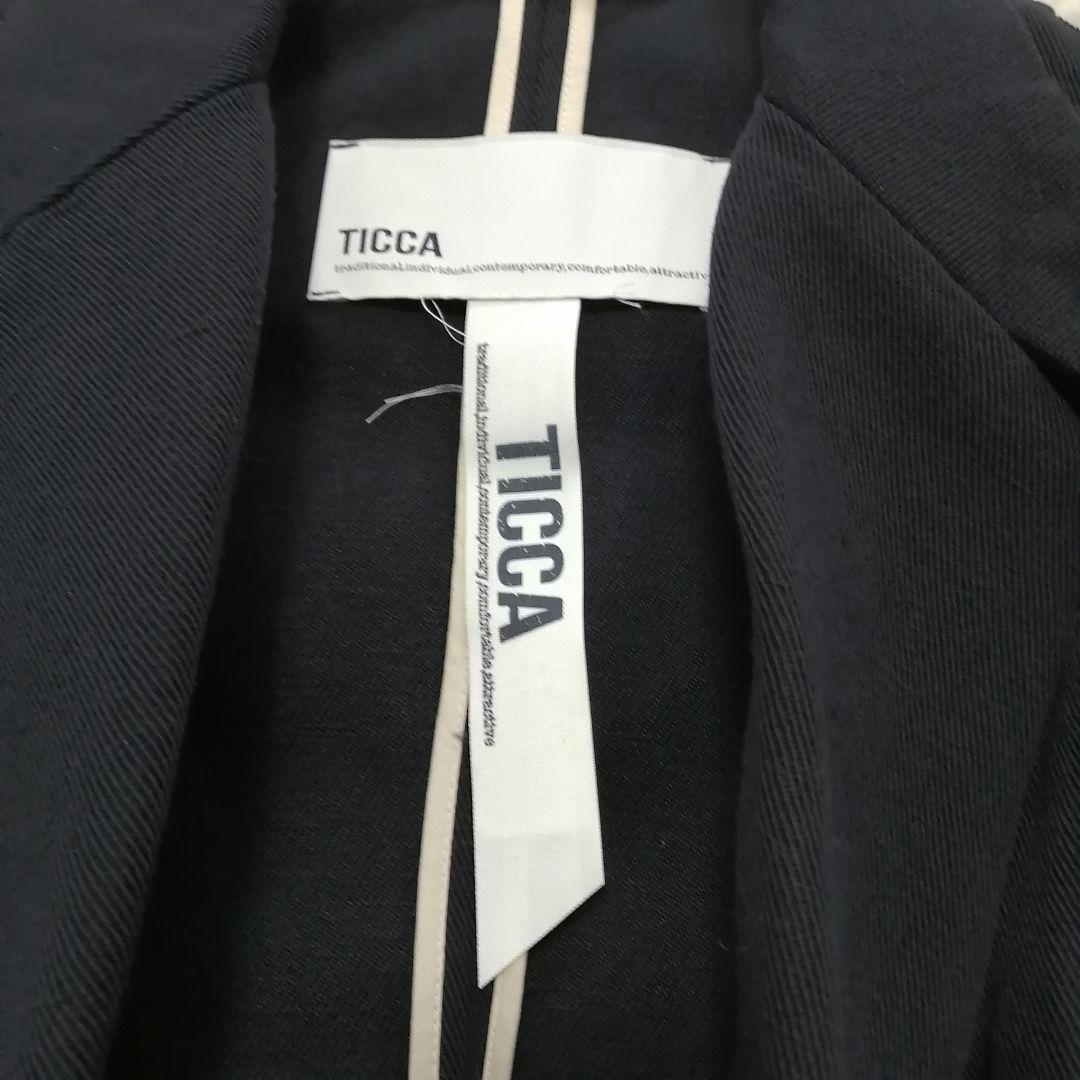✨美品✨ TICCA 日本製 ダブル 紺ブレ ジャケット 金ボタン M相当