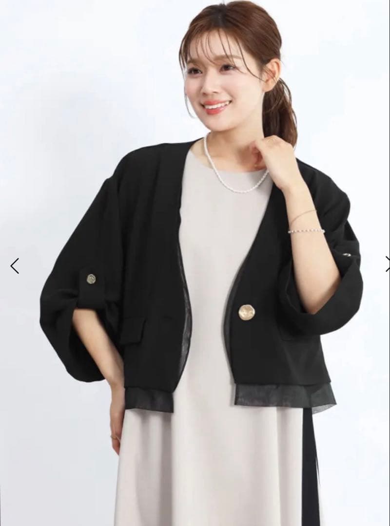 スコットクラブ　FENNEL アンティークボタンショートジャケット