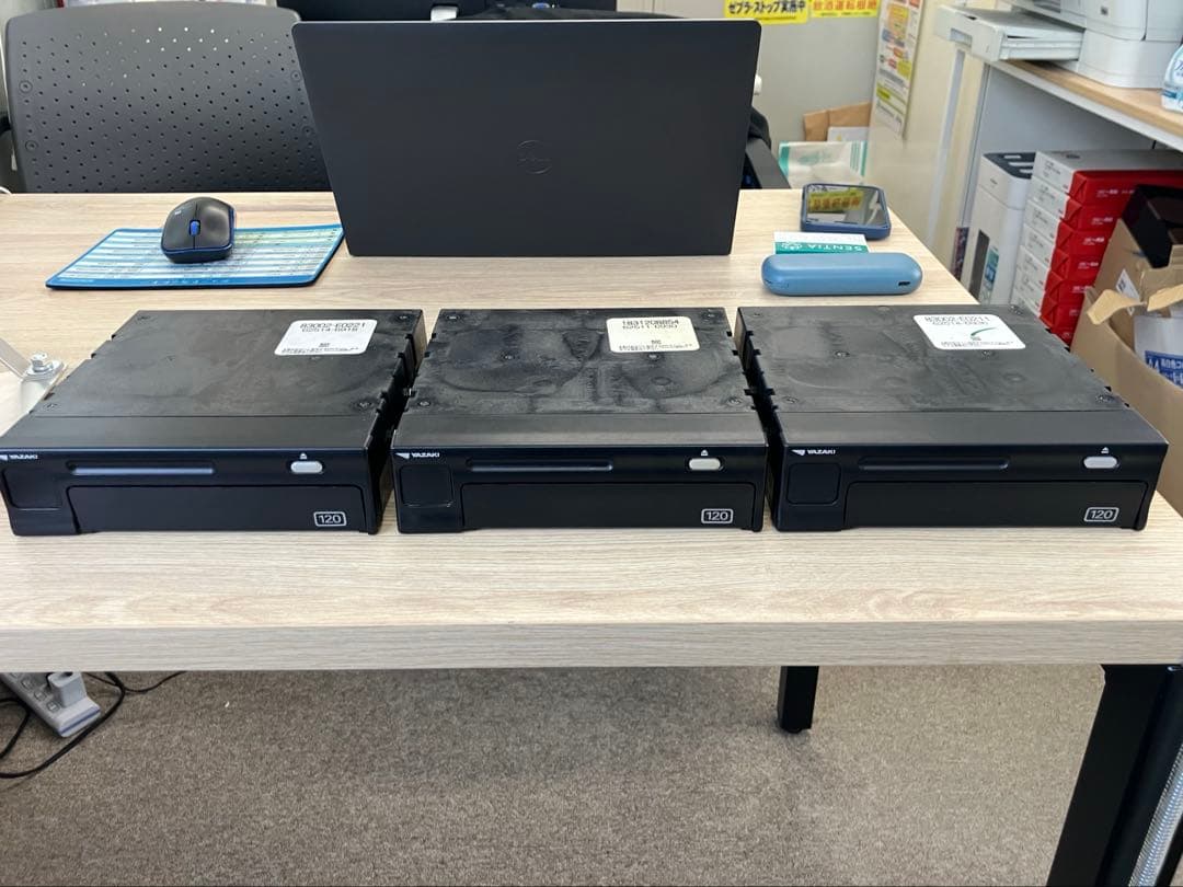 【矢崎】アナログタコグラフ 120 本体のみ 3台セット売り