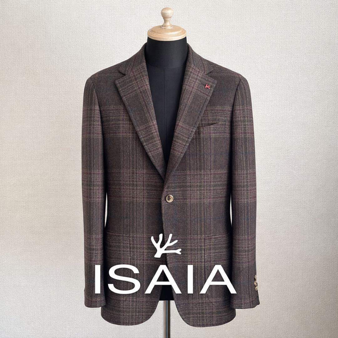【週末限定値引き済み】ISAIA イザイア ウールカシミヤ テーラードジャケット
