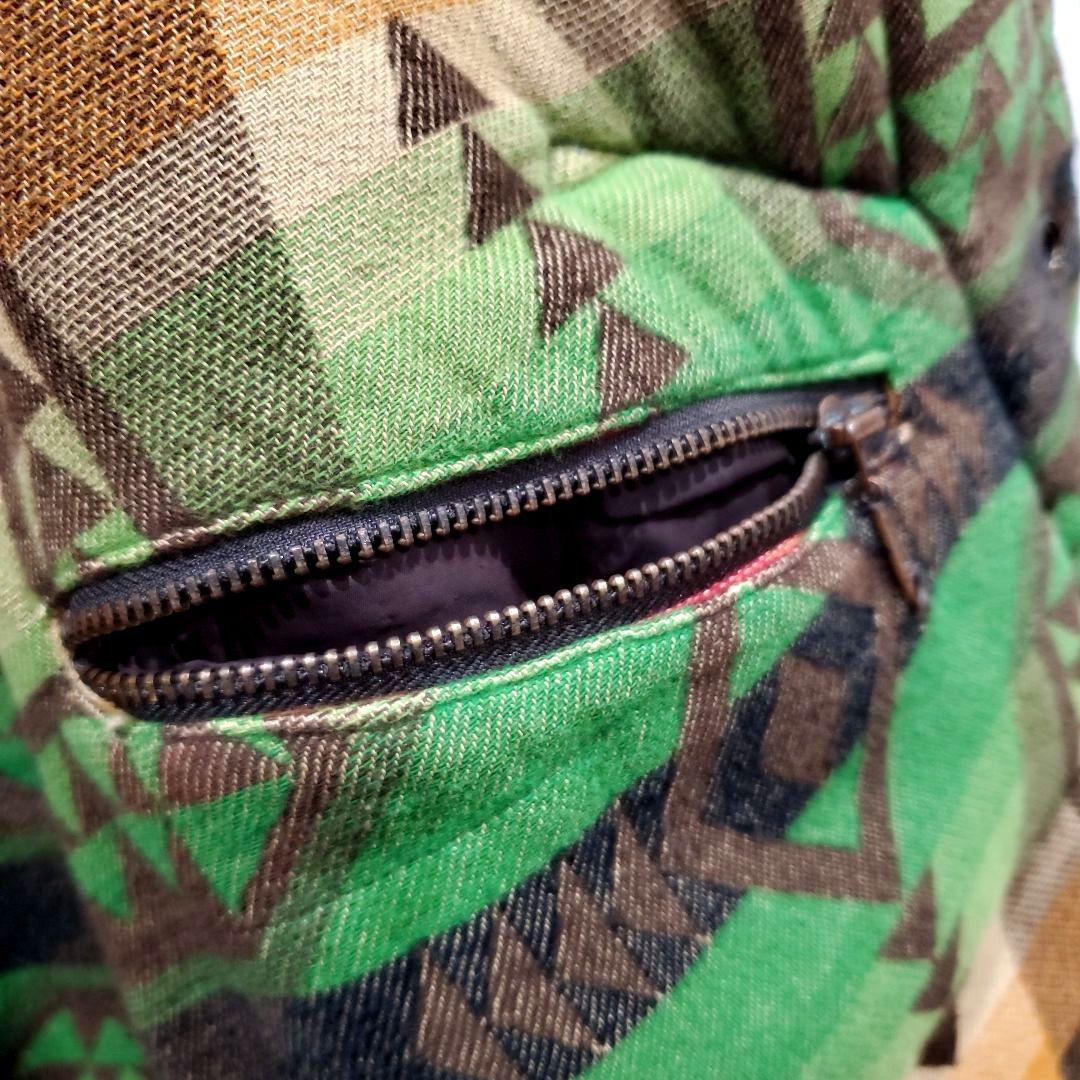 【L】ラルフローレン レザー ダウンベスト