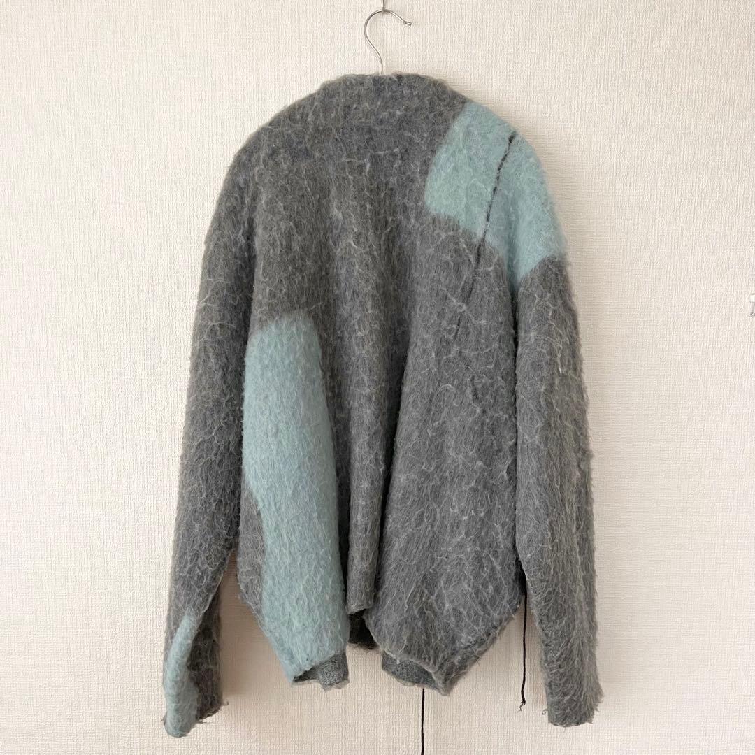Knuth Marf accent オーバーサイズ モヘアカーディガン
