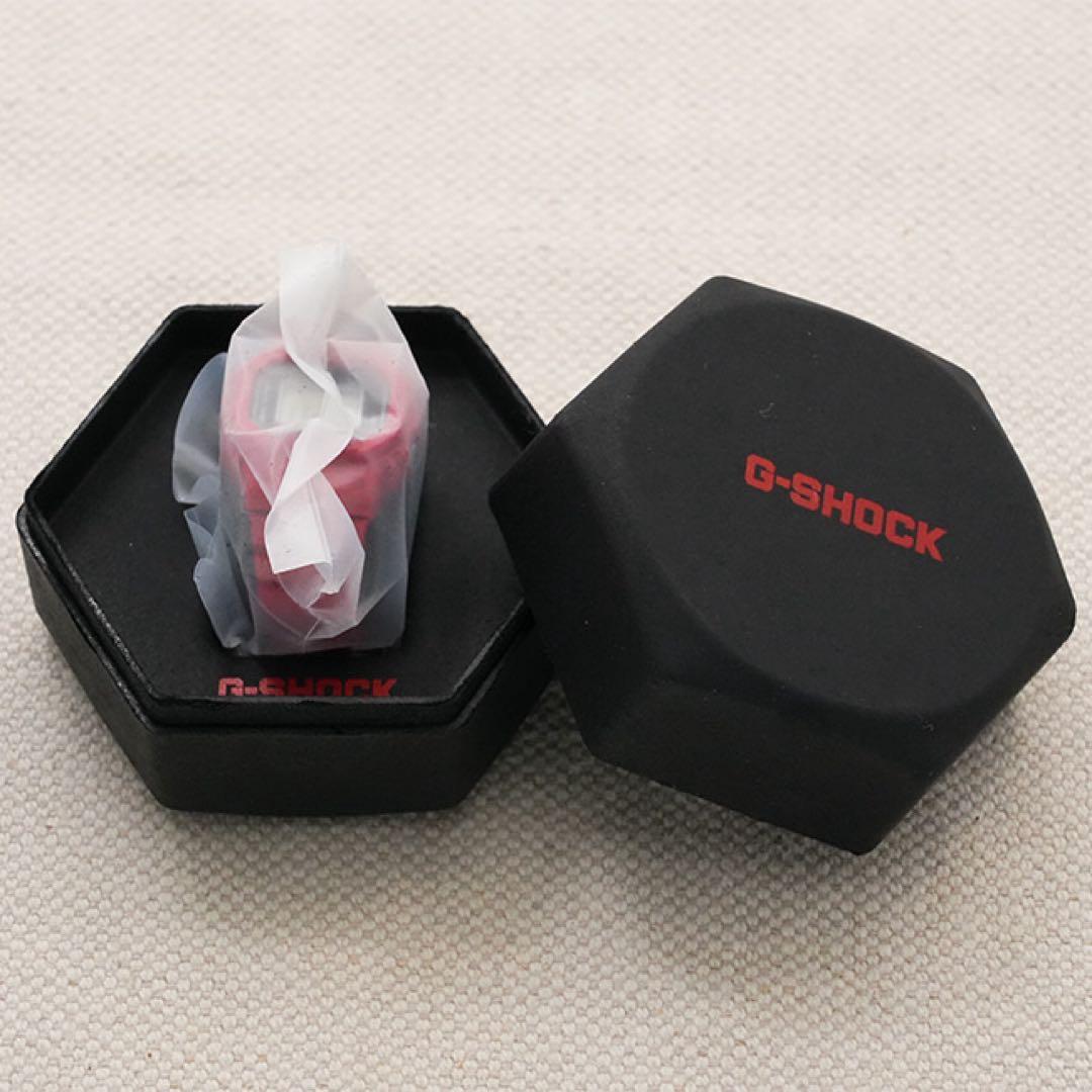 CASIO Gショック 赤 リングウォッチ ナノ 新品 DWN-5600-4JR