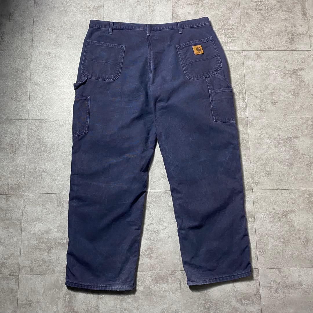 【42×30】カーハート　ジッパーフライ　ライナーブランケット　ペインターパンツ