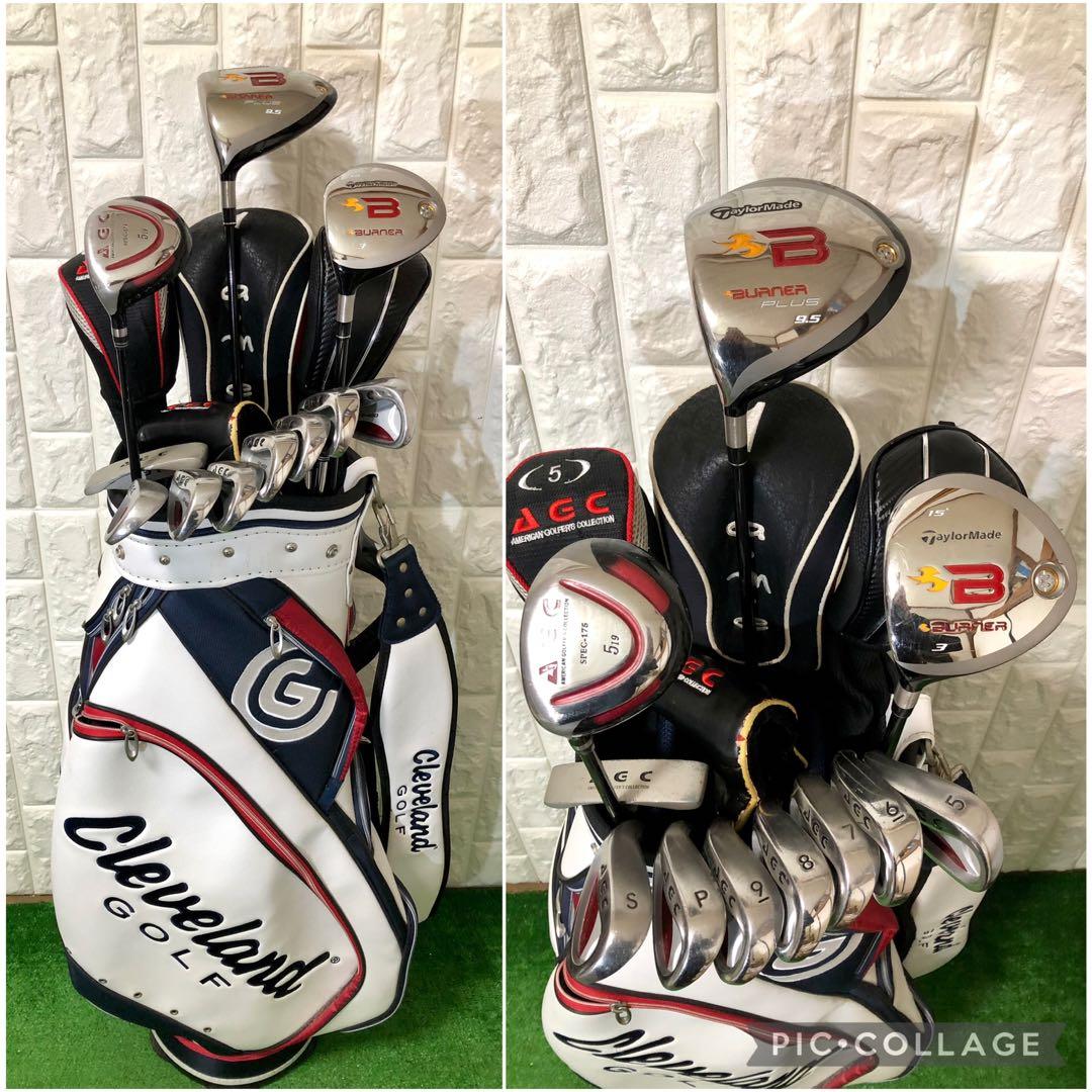 初心者おすすめ☆レフティ ゴルフクラブセット☆テーラーメイド☆キャディバッグ付