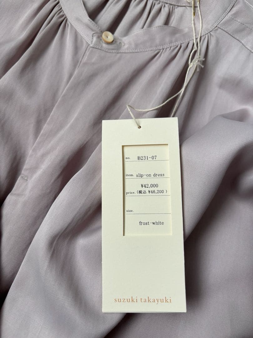 【美品】suzkitakayuki スズキタカユキ slip-on dress