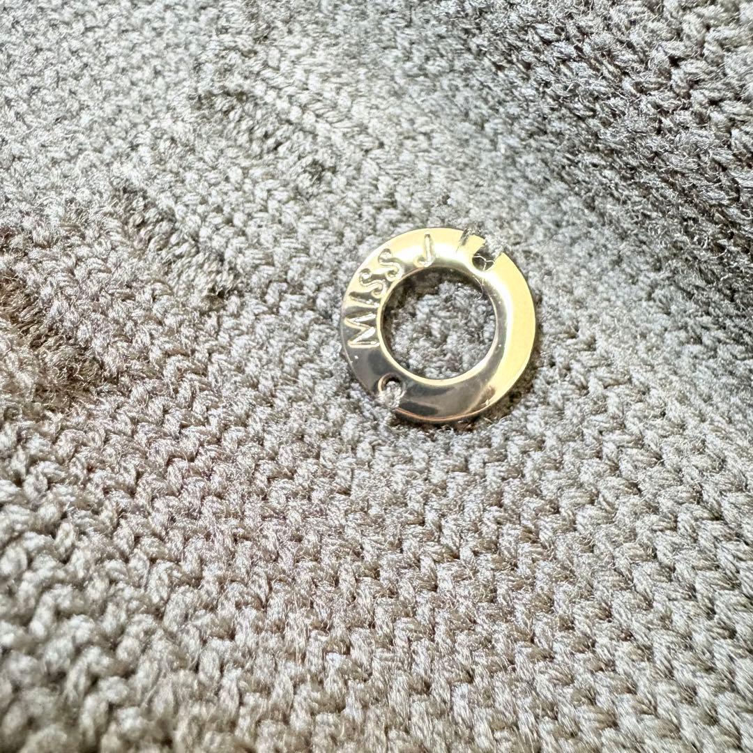 MISS J ミスジェイ ブルーフォックスファー ダウン×ニットコート 38