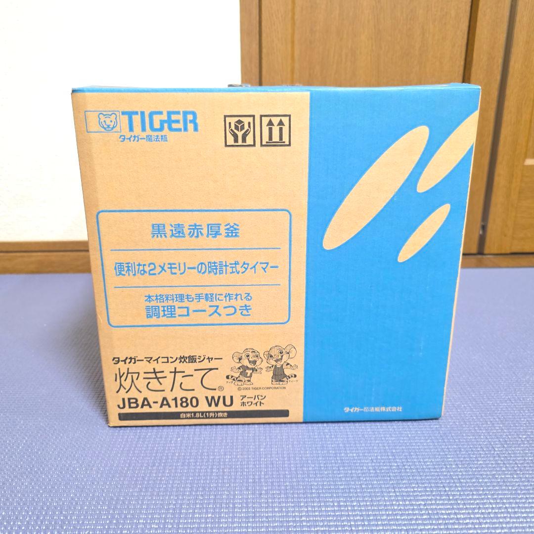 【282】タイガー魔法瓶 炊飯器 1升 ホワイト JBH-G180 WU
