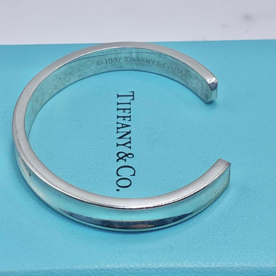 ティファニー　1837　ナロー　カフ　バングル　スリム　シルバー　腕周り15cm