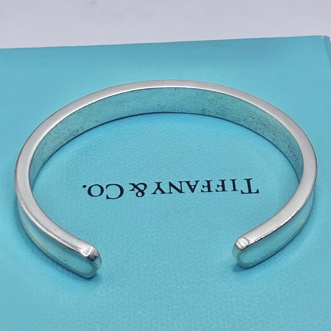 ティファニー　1837　ナロー　カフ　バングル　スリム　シルバー　腕周り15cm