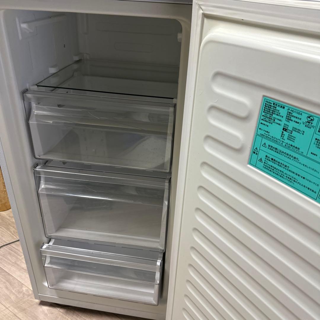 ハイアール冷凍庫JF-NU102