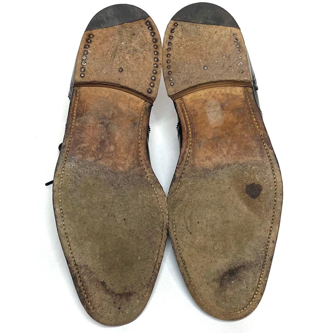 REGAL リーガル ブリティッシュコレクション ブラック セミブローグ 革靴