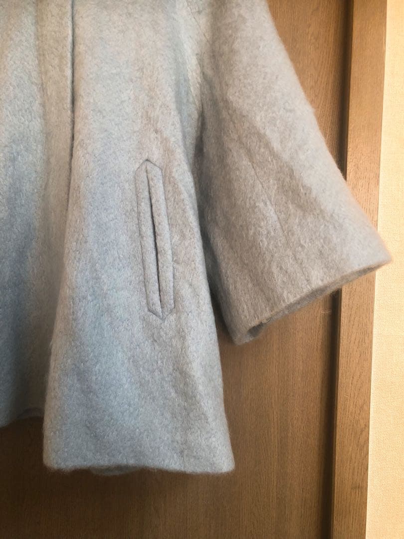 SALE⭐︎ローズティアラ希少web限定水色ショートコート大きいサイズ42〜46