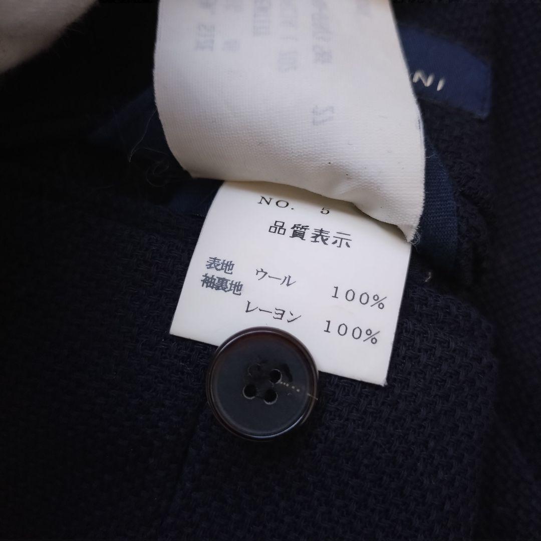 美品⭐ラルディーニ　テーラードジャケット　イタリア製　ホップサック　L