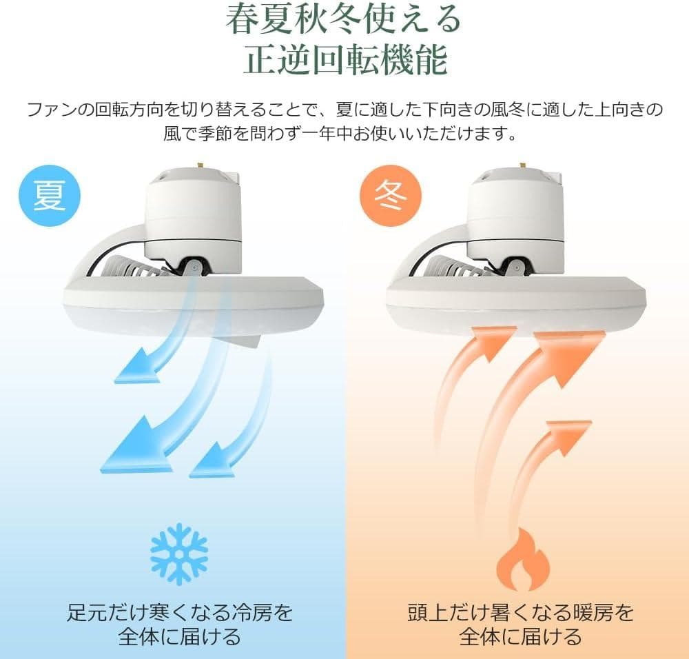 静音&節電対策 シーリングファン シーリングファンライト シーリングライト