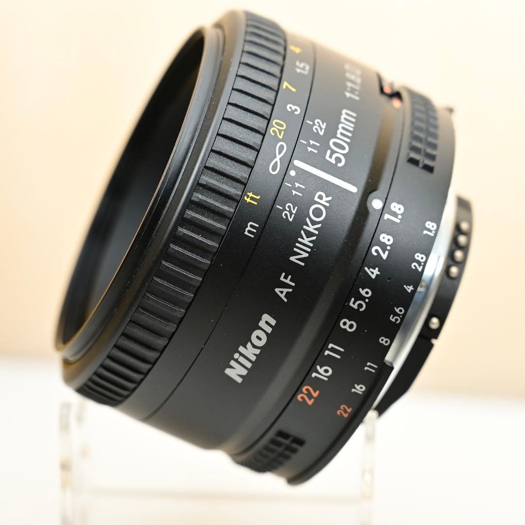 美品　Nikon AF NIKKOR 50mm f/1.8D レンズ