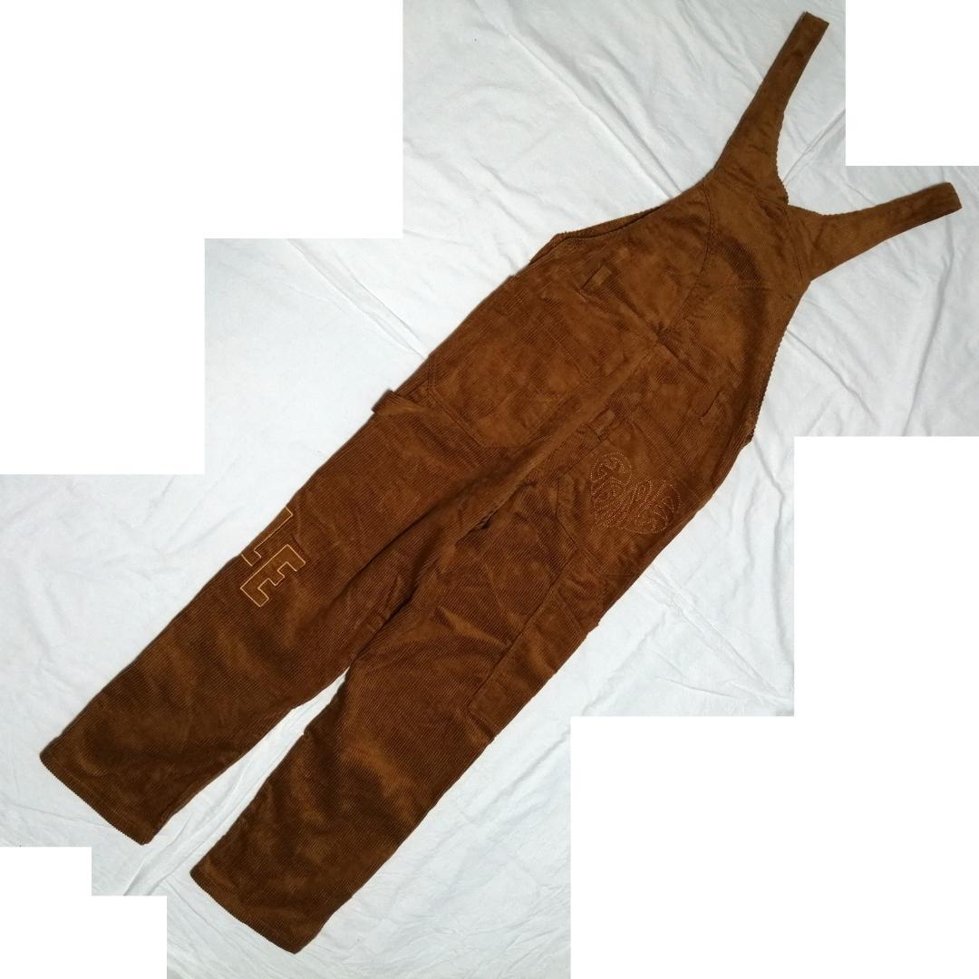 ●example コーデュロイ　オーバーオール　つなぎ