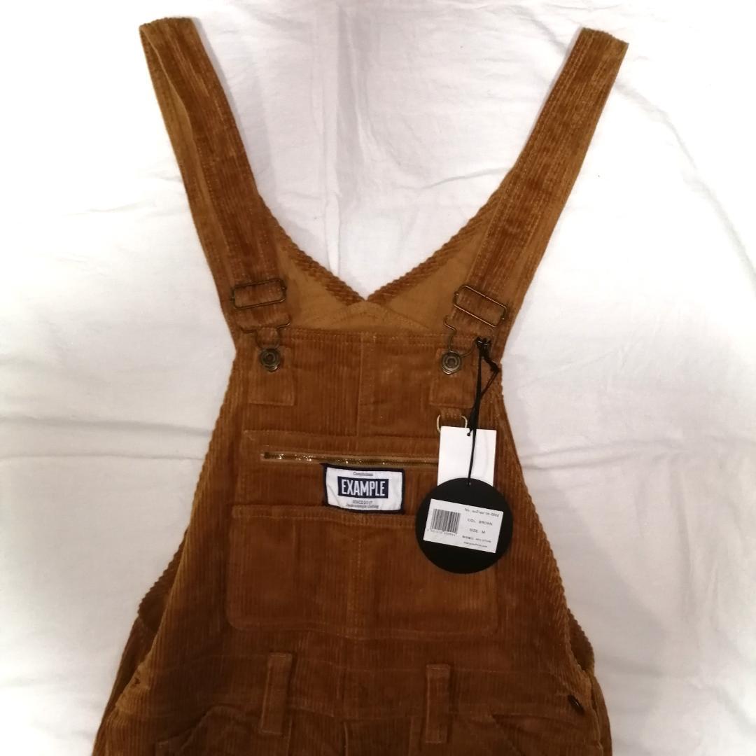 ●example コーデュロイ　オーバーオール　つなぎ