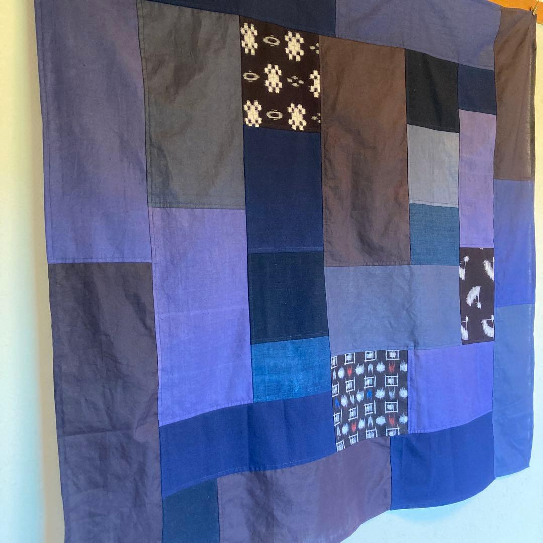 藍染　古布　絣　久留米絣　ポジャギ