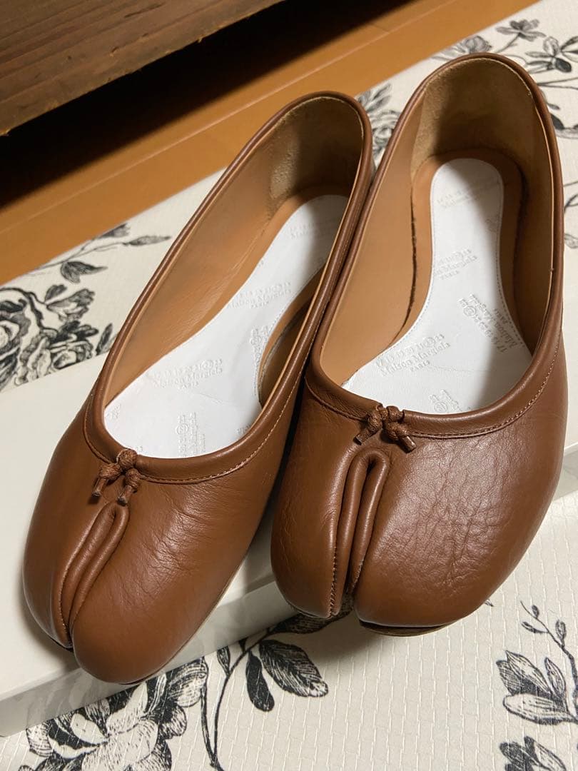 メゾン マルジェラ★ 足袋バレエシューズ ベージュ 36.5