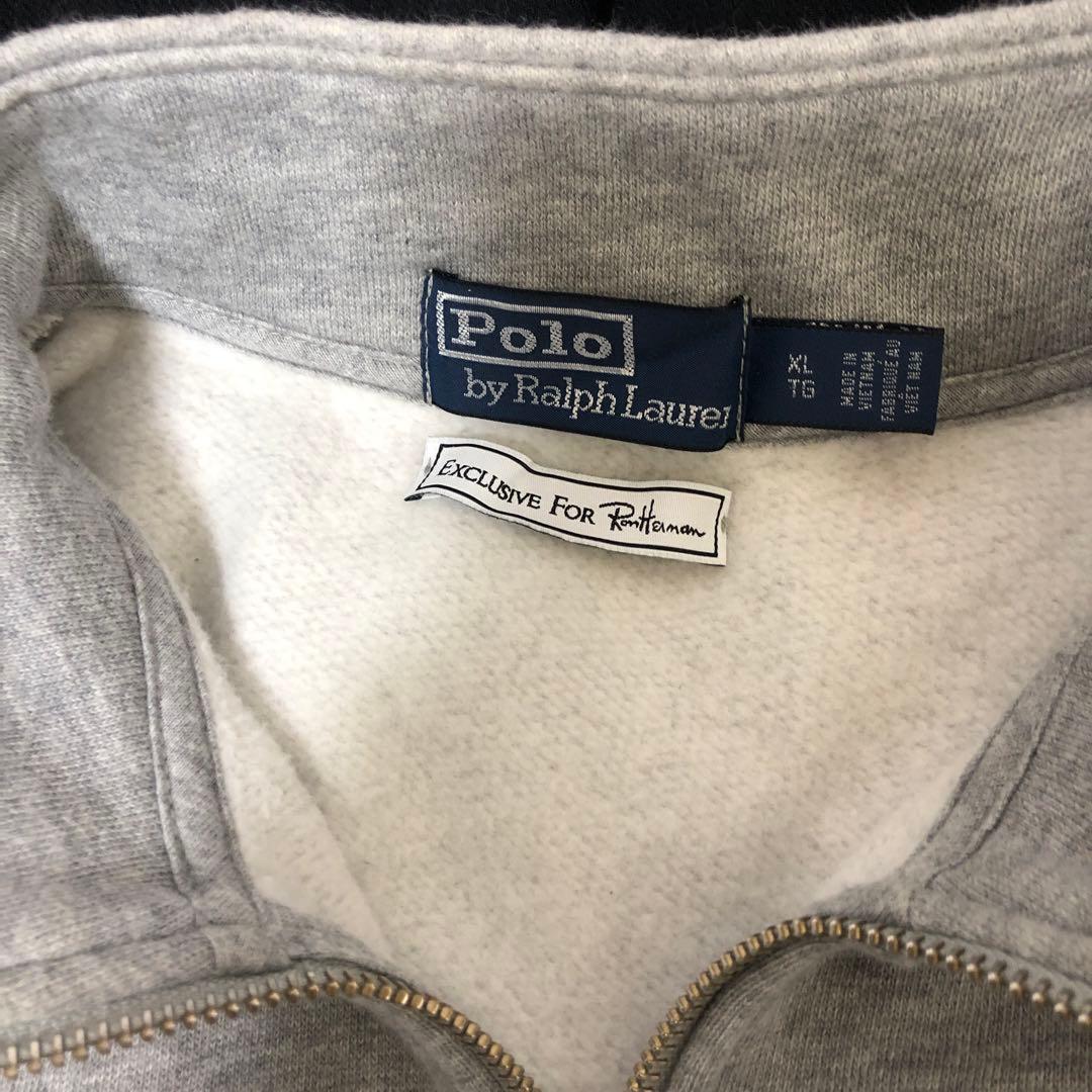 ラルフローレン ロンハーマ　USA ジップアップ　スウェット トレーナー　XL
