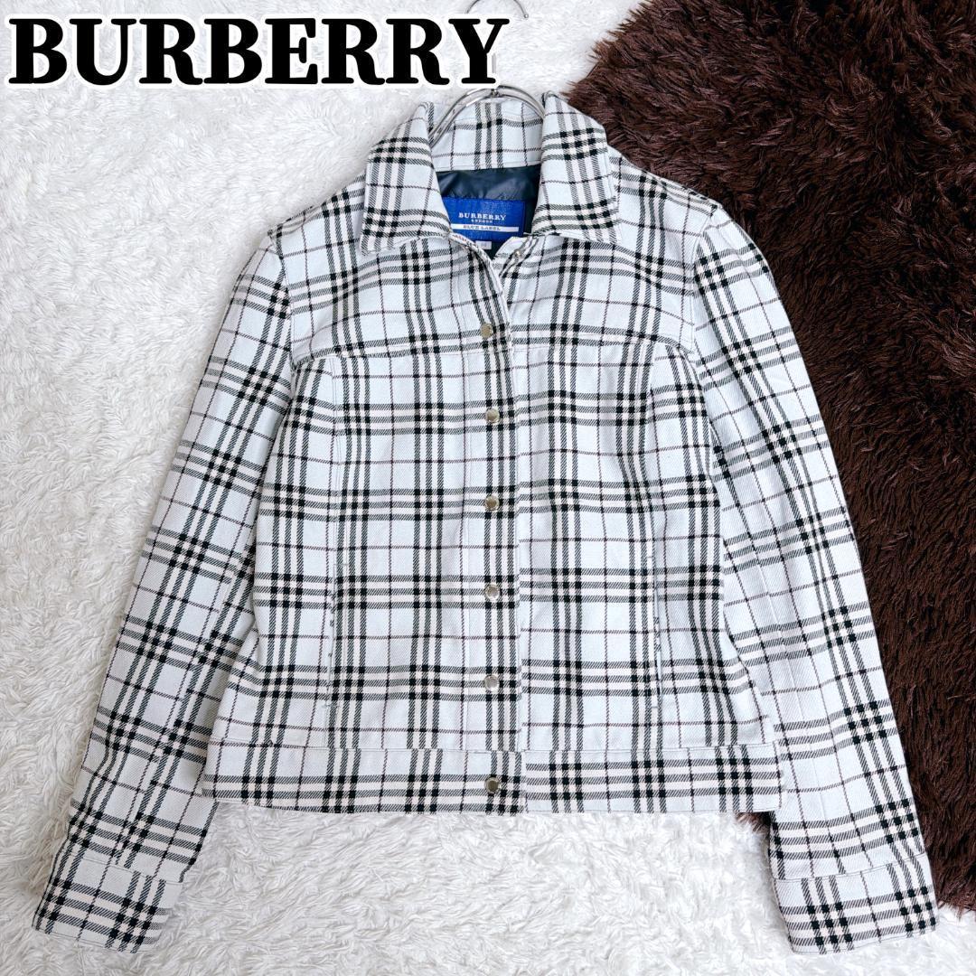 希少✨ BURBERRY バーバリー ノバチェック 総柄 デニム ジャケット