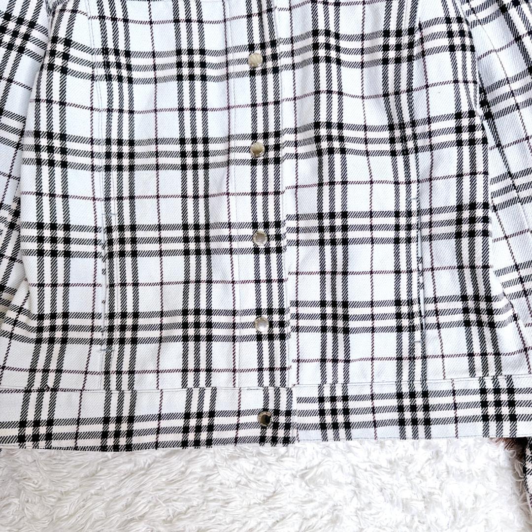 希少✨ BURBERRY バーバリー ノバチェック 総柄 デニム ジャケット