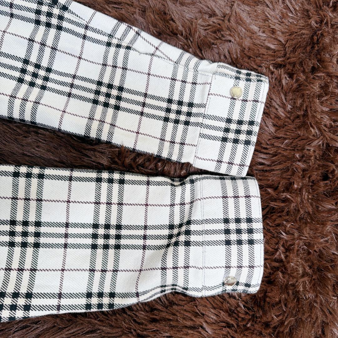 希少✨ BURBERRY バーバリー ノバチェック 総柄 デニム ジャケット