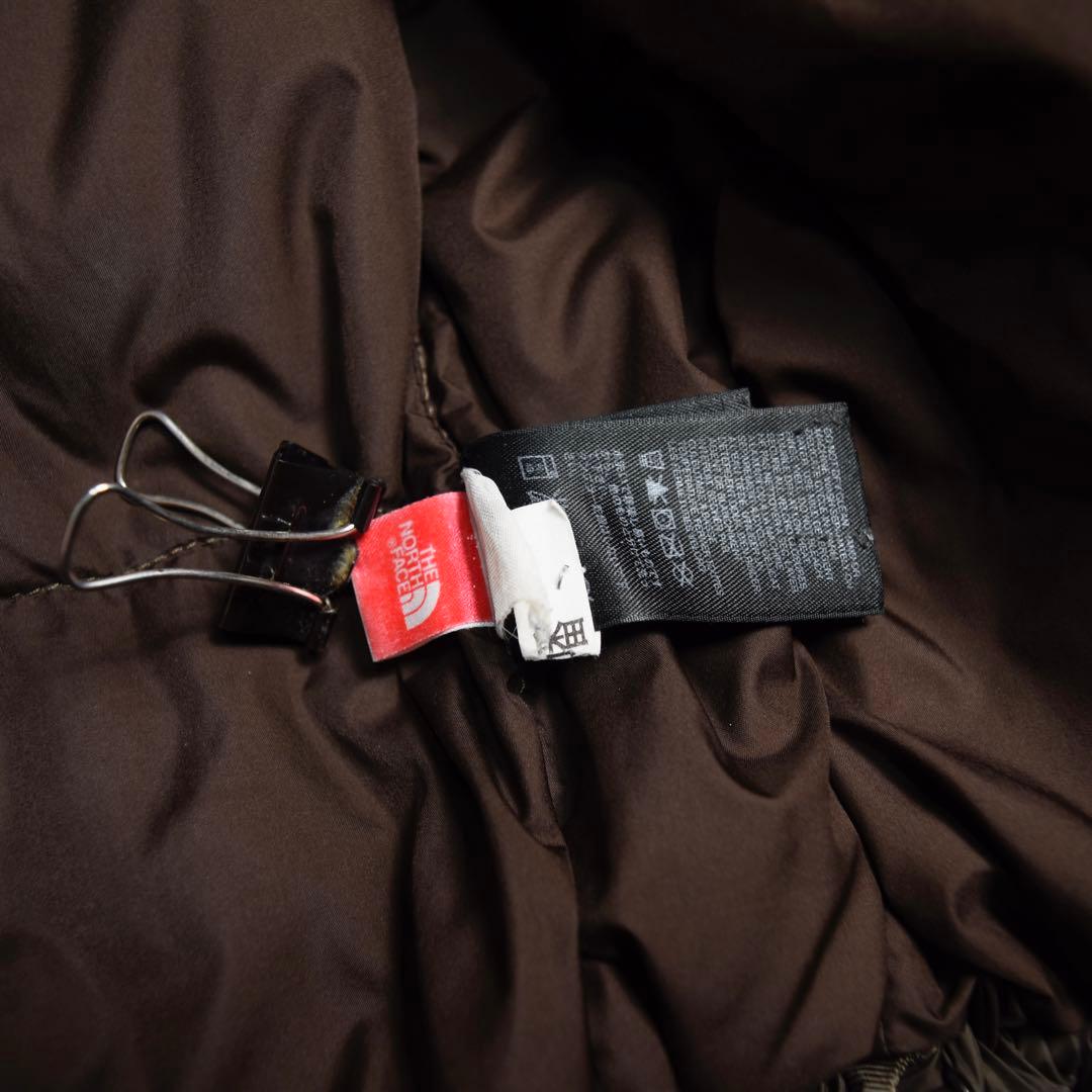 THE NORTH FACE ダウンジャケット ブラウン 肉厚 ヌプシ 550