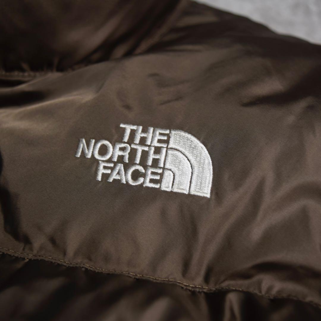 THE NORTH FACE ダウンジャケット ブラウン 肉厚 ヌプシ 550