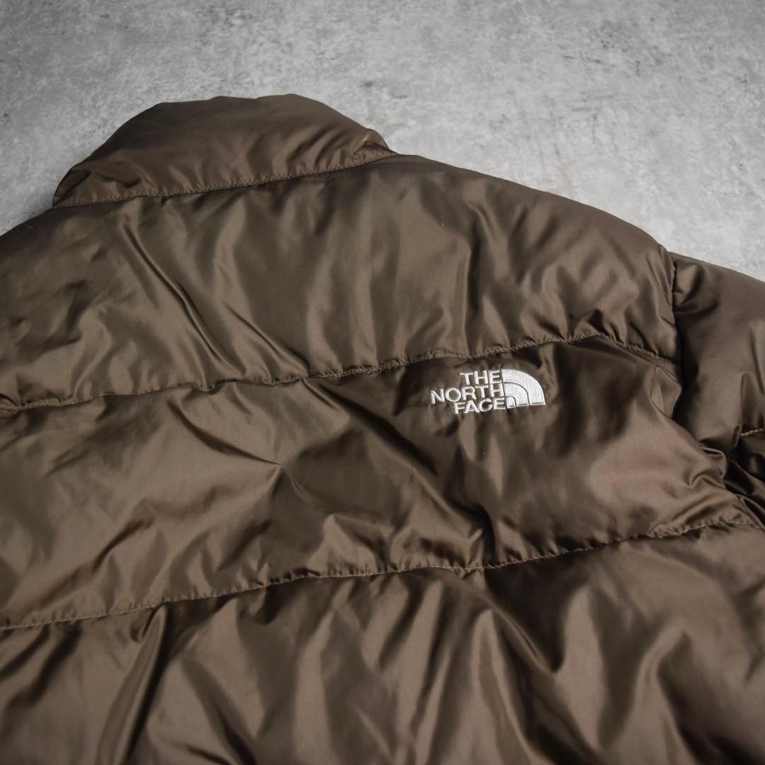 THE NORTH FACE ダウンジャケット ブラウン 肉厚 ヌプシ 550