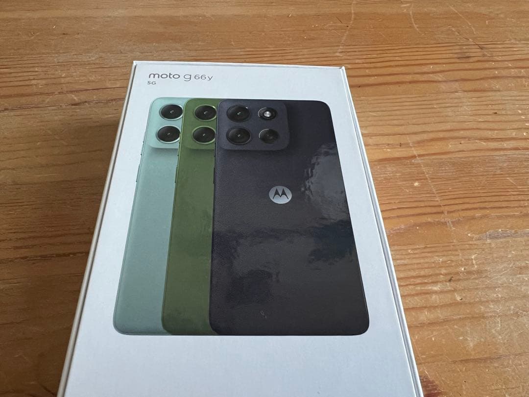 motorola moto g66y 5G ブラックオイスター 新品