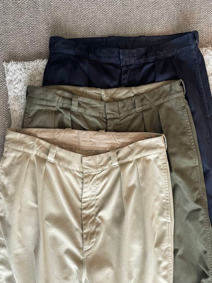 nanamica チノパンツ3本セット