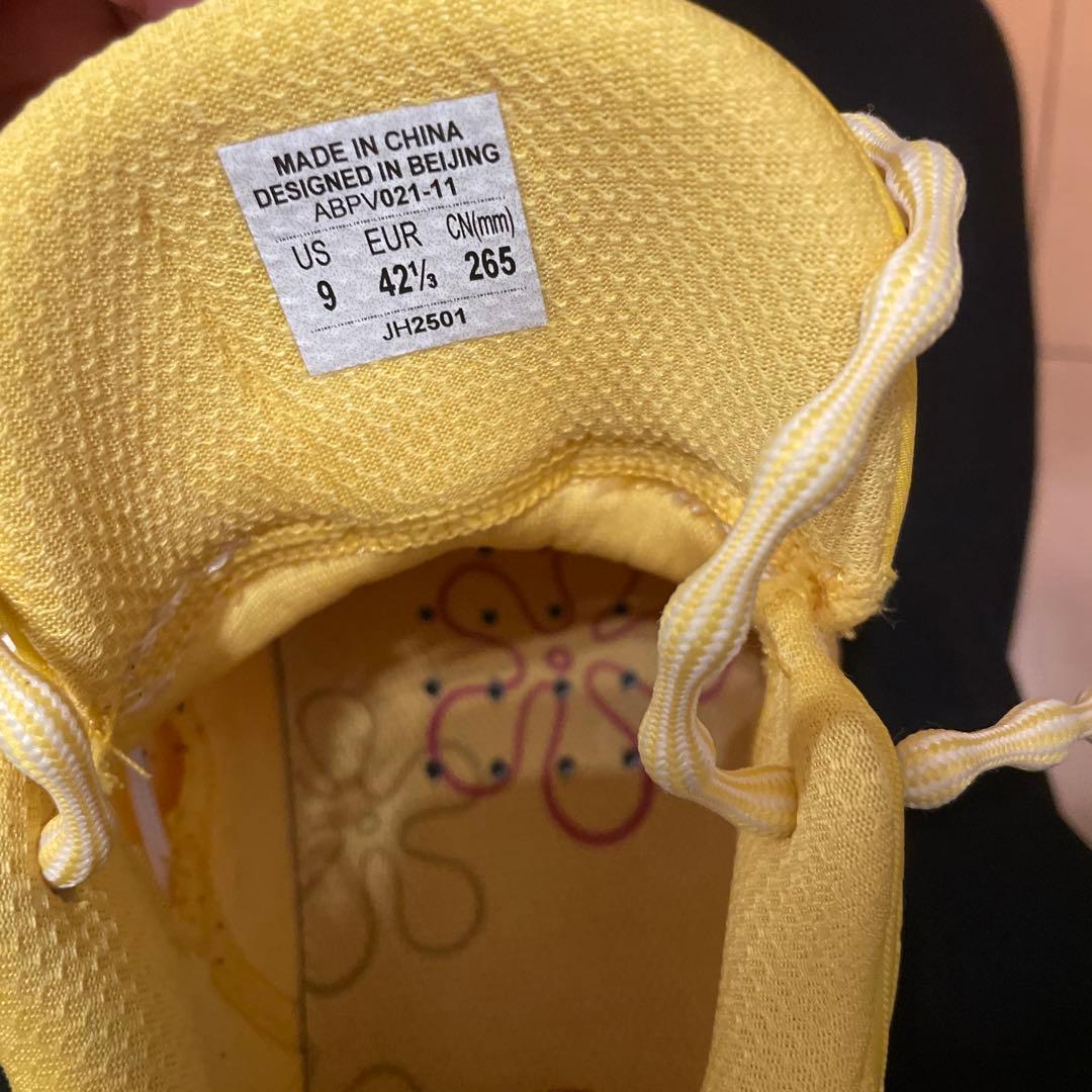 リーニン シャドウ6 wade us9 スポンジボブ