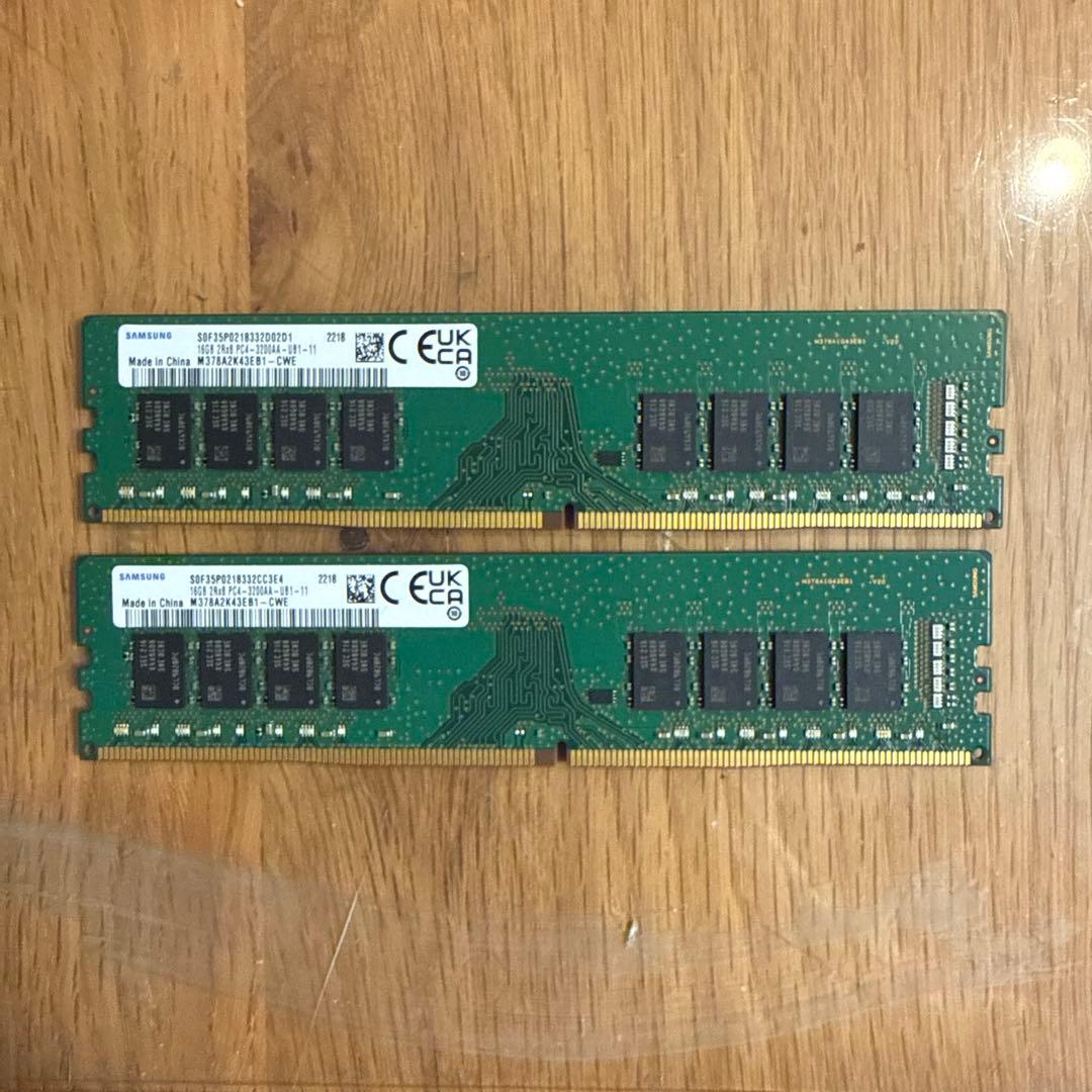 その他 Samsung DDR4 16GBx2 3200Mhz