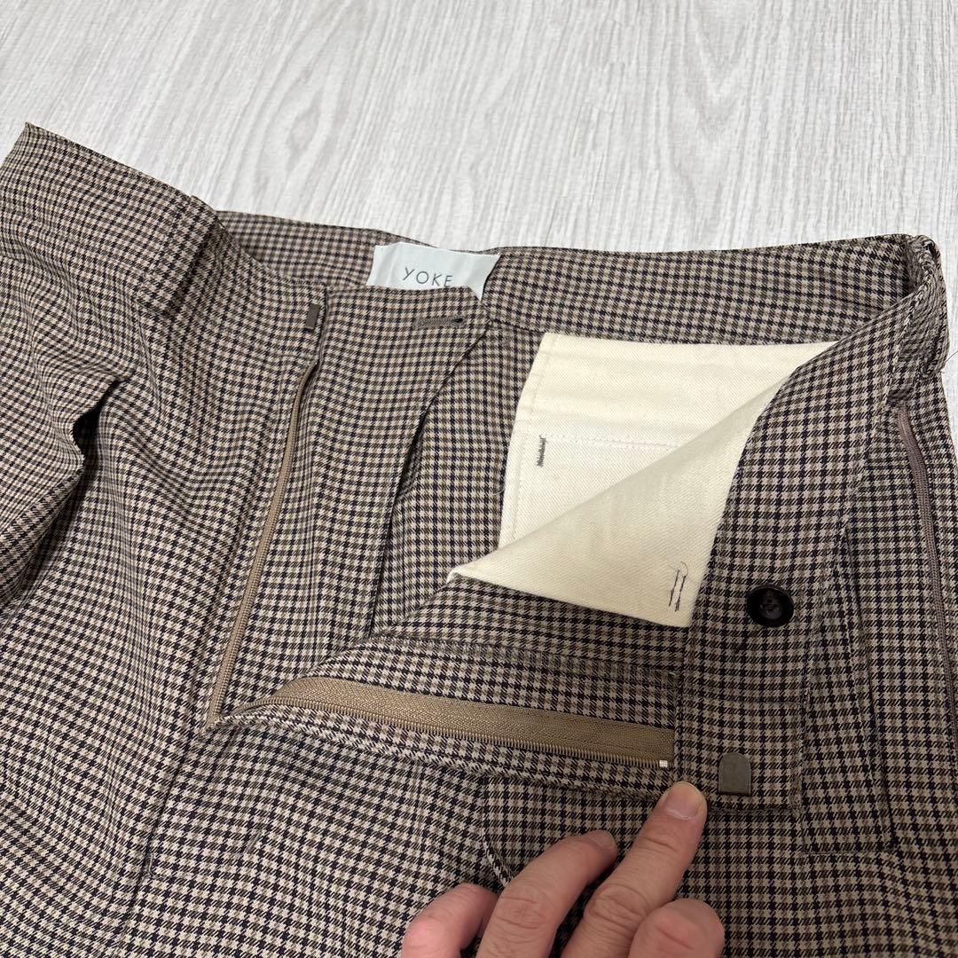 【極美品】定価3.5万 YOKE ヨーク 1TUCK WIDE TROUSERS