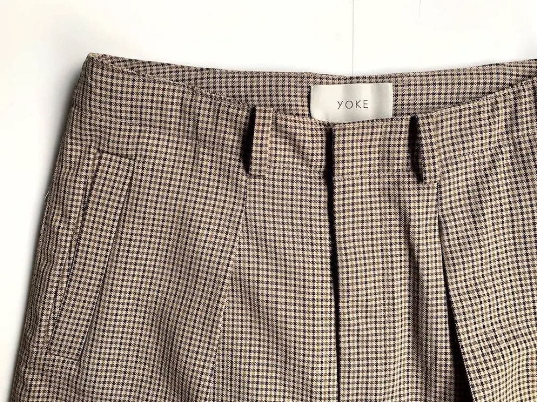 【極美品】定価3.5万 YOKE ヨーク 1TUCK WIDE TROUSERS